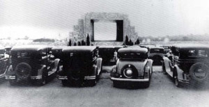 first drive-in-theater